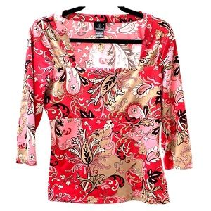 INC Paisley Blouse